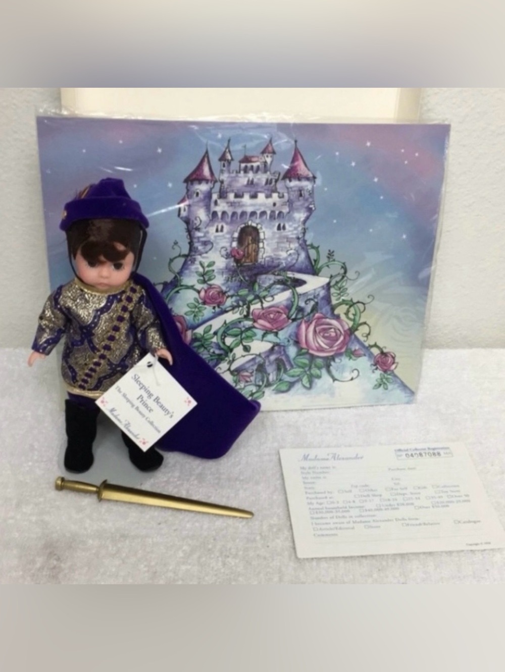 NWT New Vintage Madame Alexander x Disney Sleeping Beauty’s Prince 13650 Classic